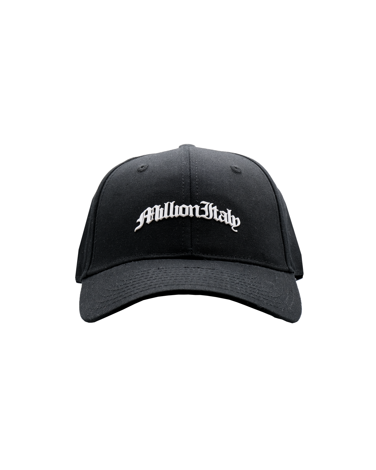 Black Embossed Logo Cap