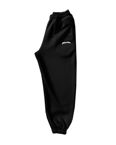 Black Metal Logo Joggers