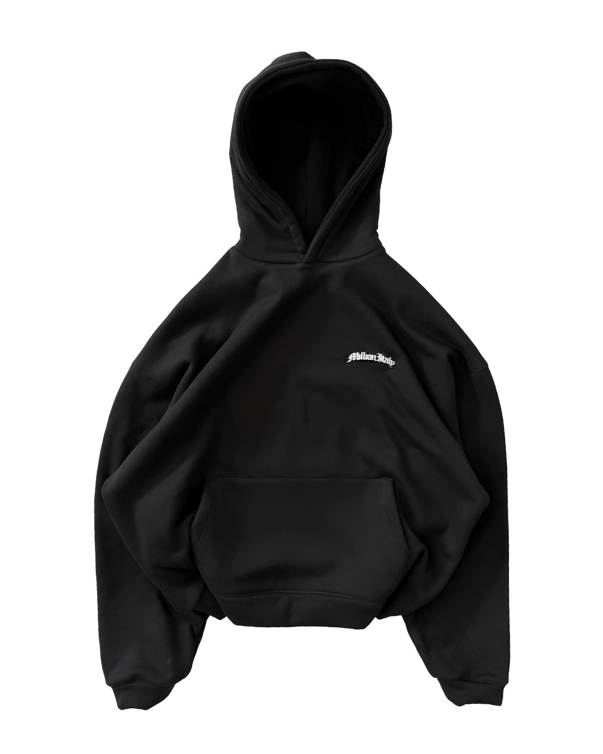 Black Metal Logo Hoodie