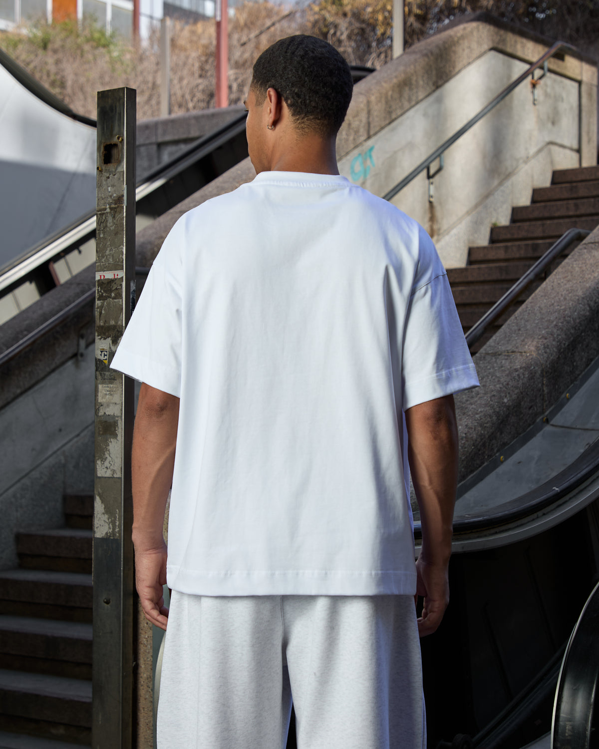 White Metal Logo T-Shirt