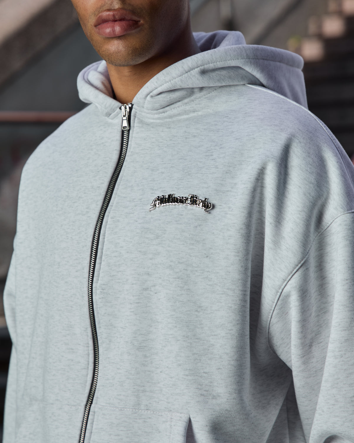 Gray Metal Logo Track